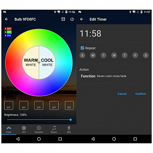 Огонек OG-LDL21 LED контроллер DC 12-24В (Wi-Fi,один цвет, 5.5мм)